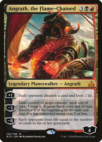 Image for Angrath, the Flame-Chained (152) [Rivals of Ixalan]