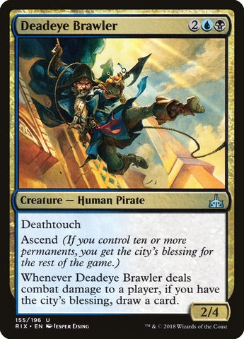 Image for Deadeye Brawler (155) [Rivals of Ixalan]