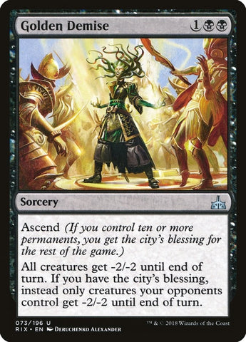 Image for Golden Demise (73) [Rivals of Ixalan]