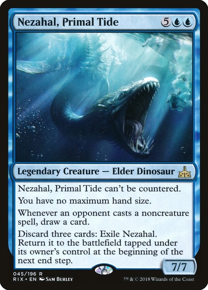 Image for Nezahal, Primal Tide (45) [Rivals of Ixalan]
