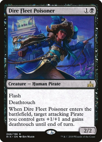 Image for Dire Fleet Poisoner (68) [Rivals of Ixalan]