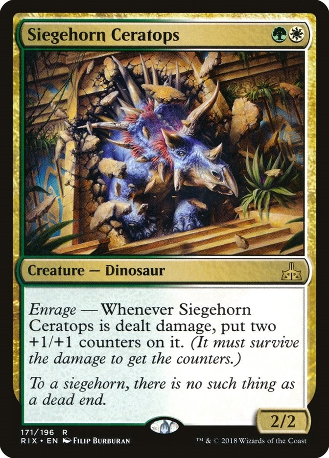 Image for Siegehorn Ceratops (171) [Rivals of Ixalan]