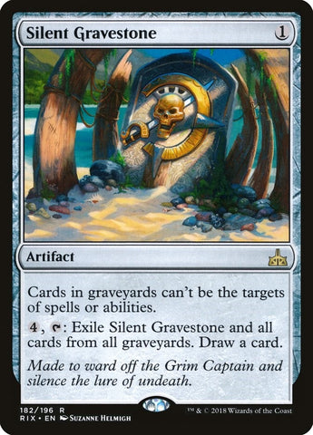 Image for Silent Gravestone (182) [Rivals of Ixalan]