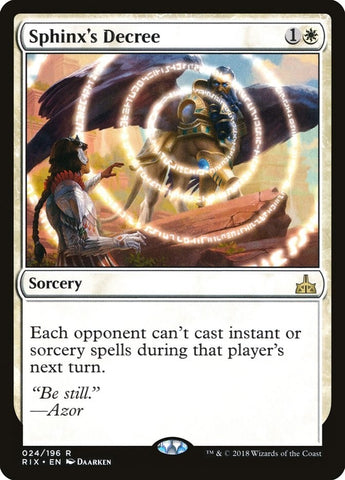 Image for Sphinx's Decree (24) [Rivals of Ixalan]
