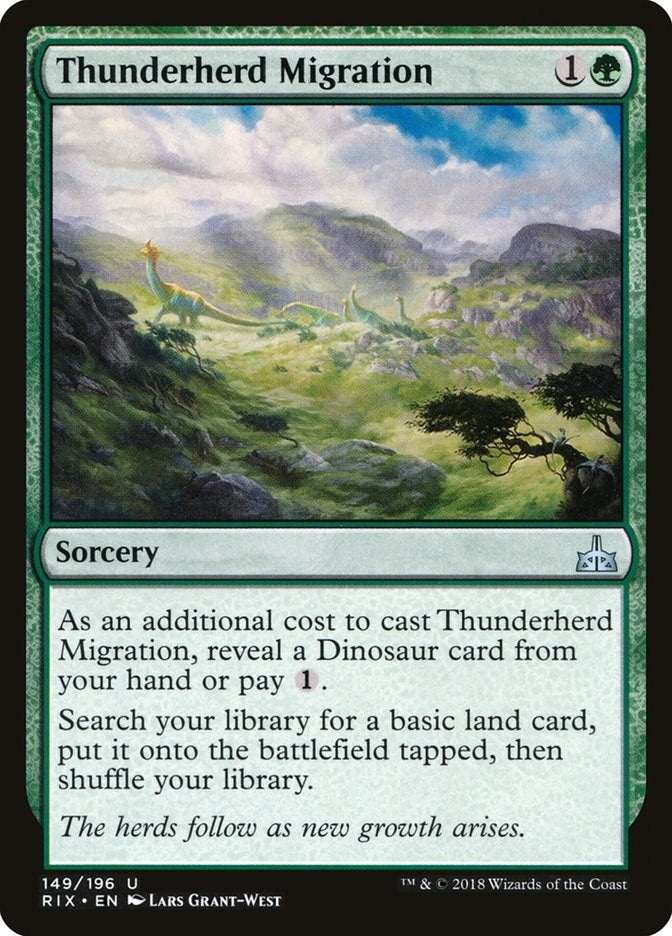 Image for Thunderherd Migration (149) [Rivals of Ixalan]