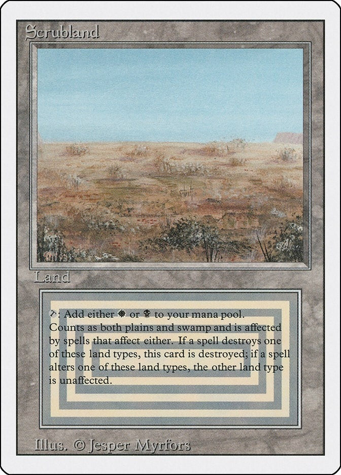 Image for Scrubland - Magic: The Gathering