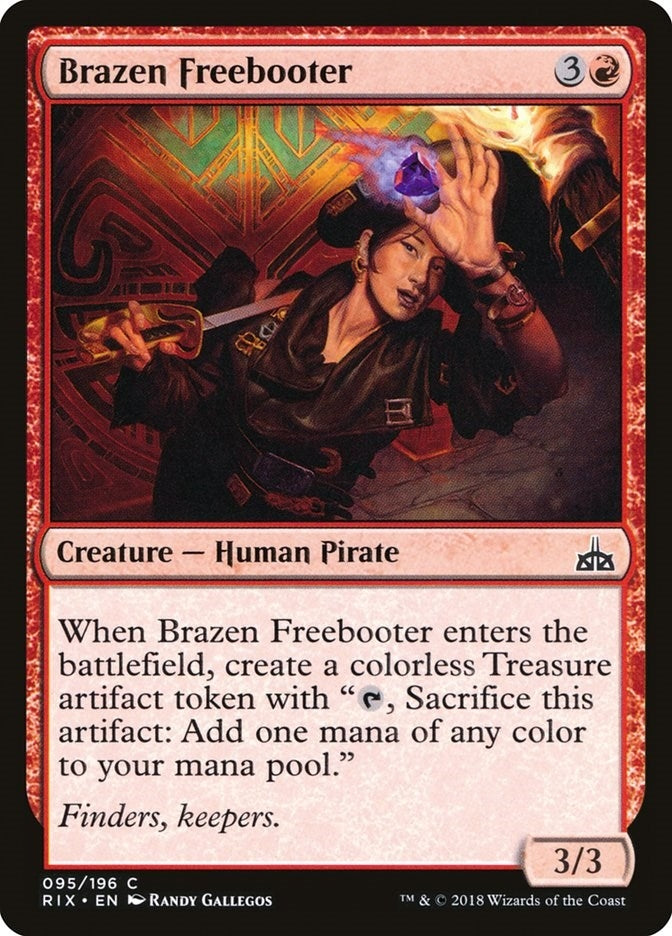 Image for Brazen Freebooter (95) [Rivals of Ixalan]
