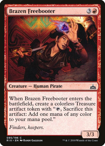Image for Brazen Freebooter (95) [Rivals of Ixalan]