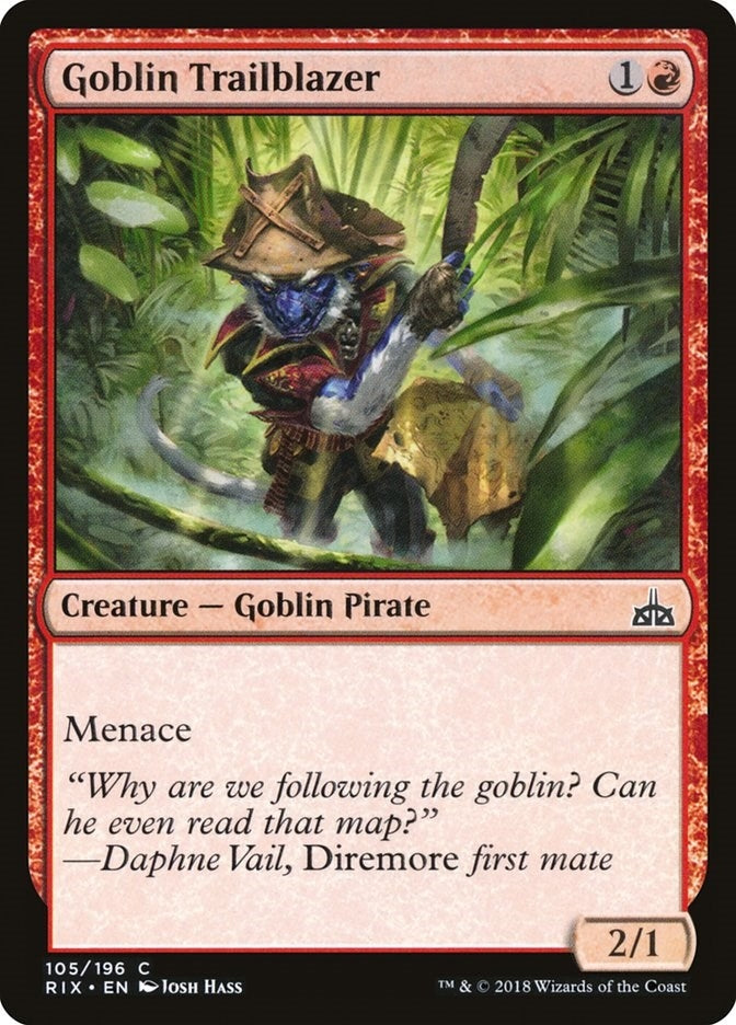 Image for Goblin Trailblazer (105) [Rivals of Ixalan]