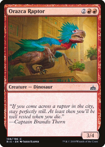 Image for Orazca Raptor (108) [Rivals of Ixalan]