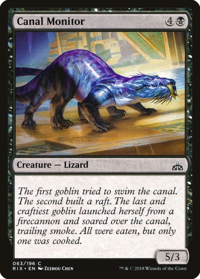Image for Canal Monitor (63) [Rivals of Ixalan]