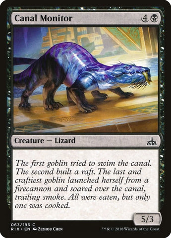 Image for Canal Monitor (63) [Rivals of Ixalan]