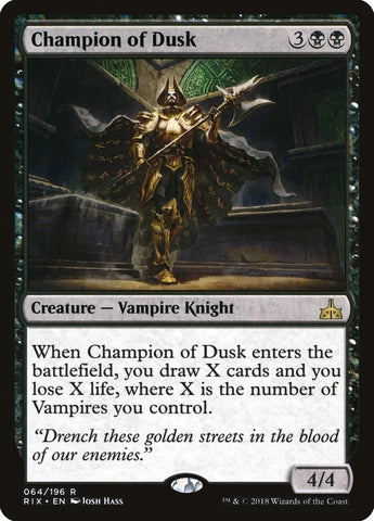 Image for Champion of Dusk (64) [Rivals of Ixalan]