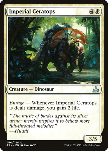 Image for Imperial Ceratops (10) [Rivals of Ixalan]