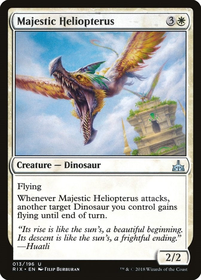 Image for Majestic Heliopterus (13) [Rivals of Ixalan]