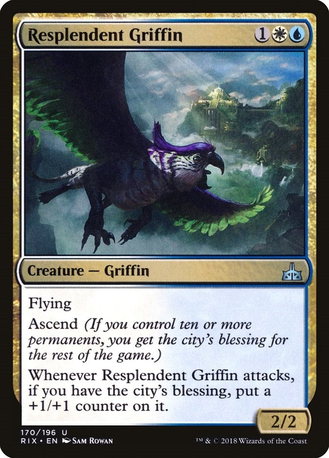 Image for Resplendent Griffin (170) [Rivals of Ixalan]