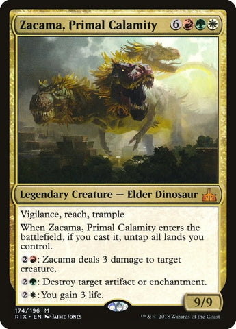 Image for Zacama, Primal Calamity (174) [Rivals of Ixalan]