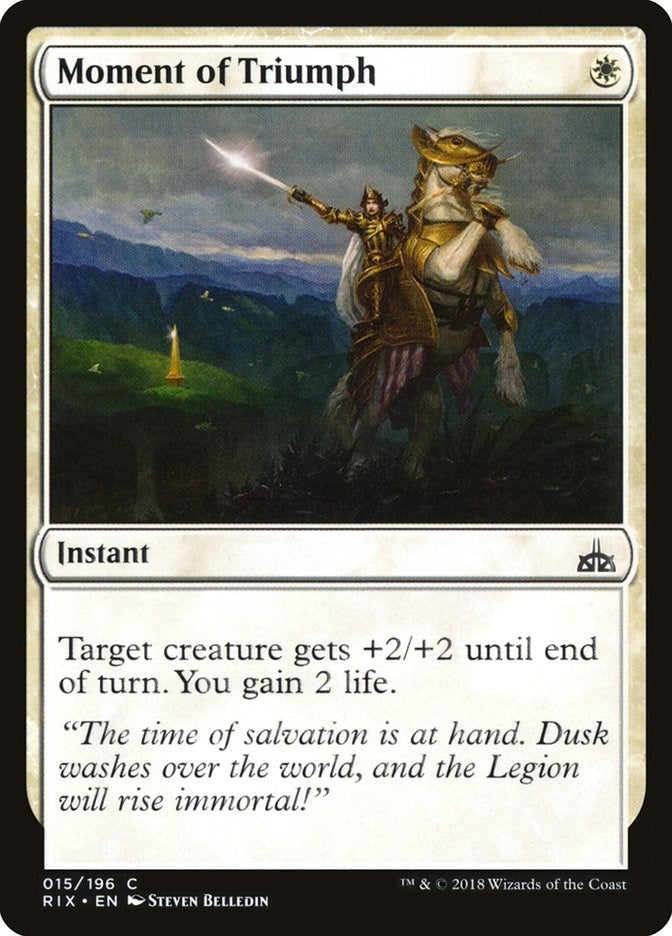 Image for Moment of Triumph (15) [Rivals of Ixalan]