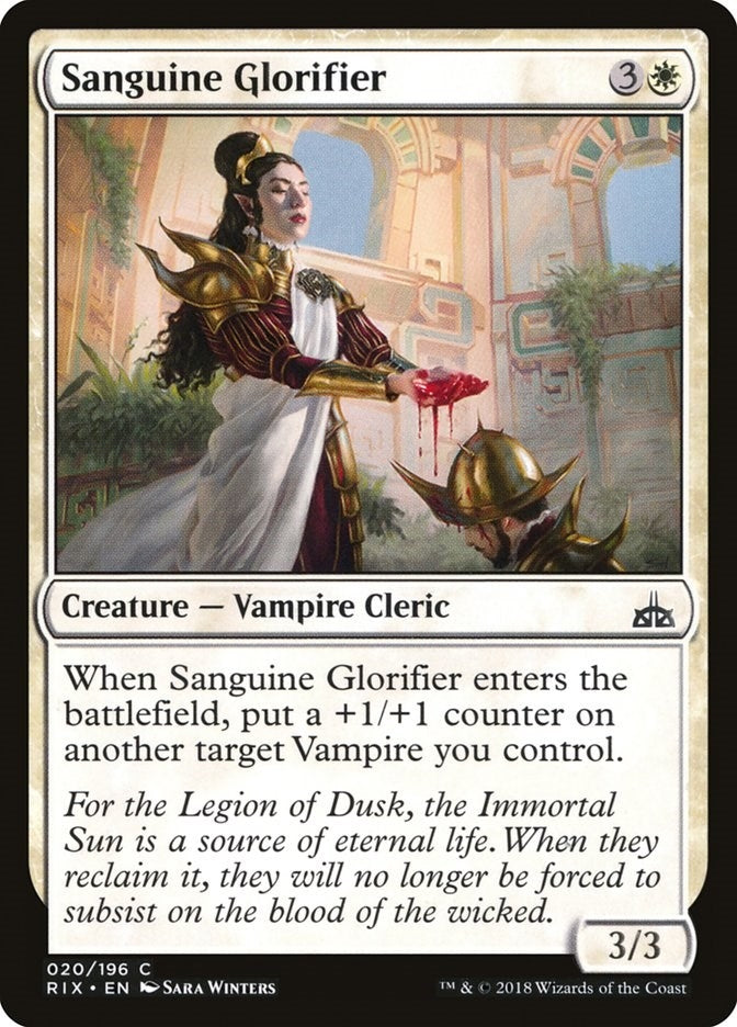 Image for Sanguine Glorifier (20) [Rivals of Ixalan]