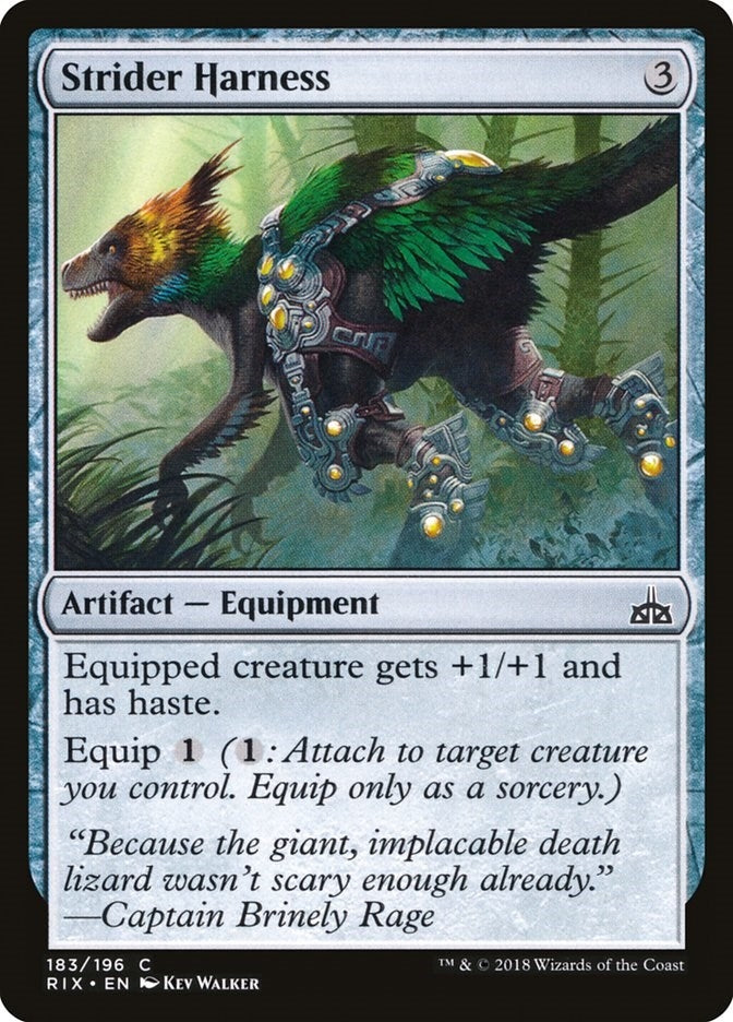 Image for Strider Harness (183) [Rivals of Ixalan]