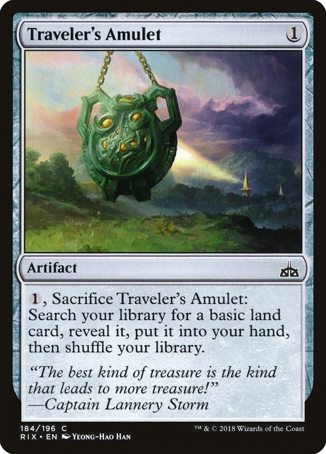 Image for Traveler's Amulet (184) [Rivals of Ixalan]