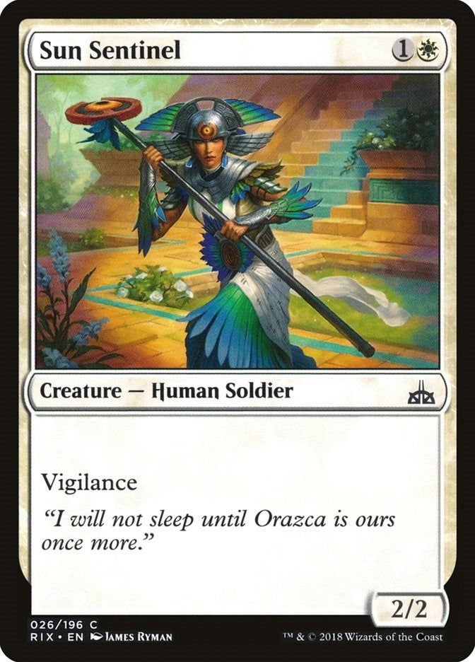 Image for Sun Sentinel (26) [Rivals of Ixalan]