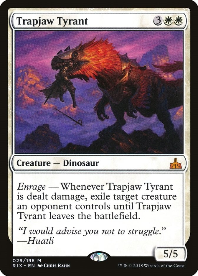Image for Trapjaw Tyrant (29) [Rivals of Ixalan]