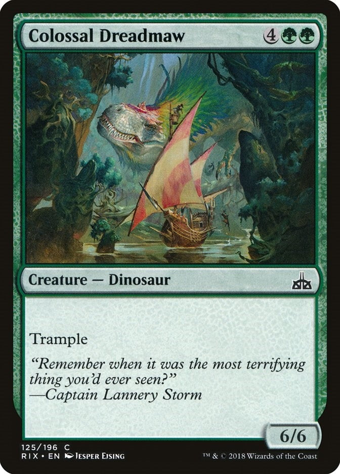 Image for Colossal Dreadmaw (125) [Rivals of Ixalan]