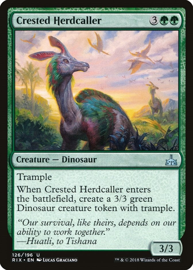Image for Crested Herdcaller (126) [Rivals of Ixalan]