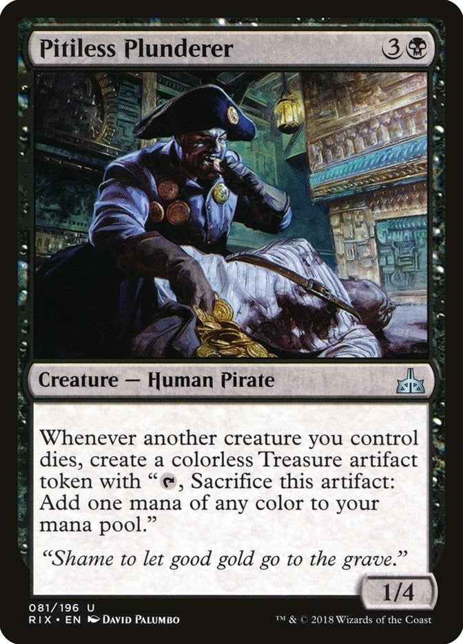 Image for Pitiless Plunderer (81) [Rivals of Ixalan]