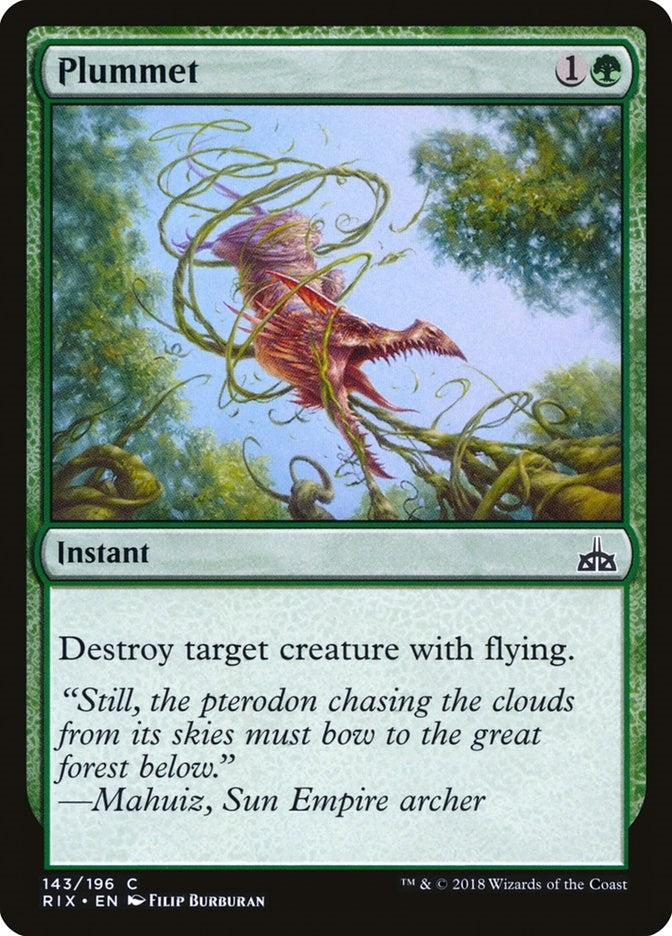 Image for Plummet (143) [Rivals of Ixalan]