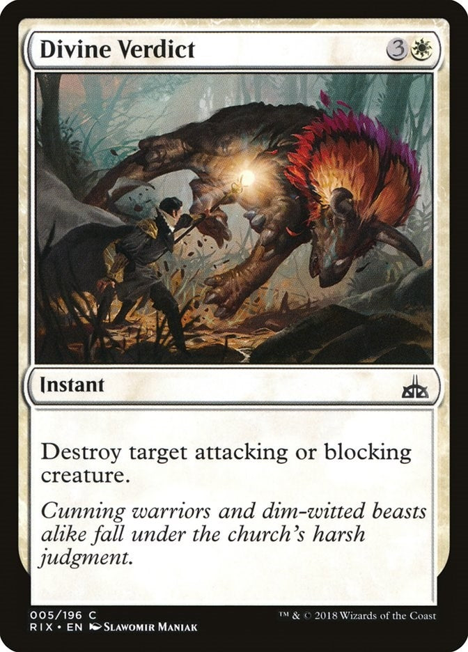 Image for Divine Verdict (5) [Rivals of Ixalan]