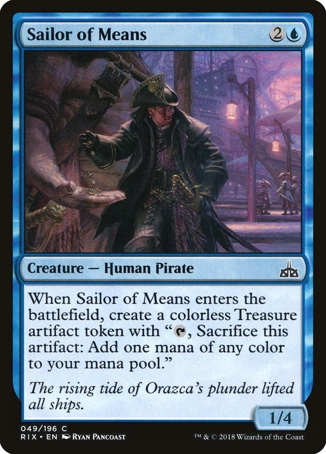 Image for Sailor of Means (49) [Rivals of Ixalan]