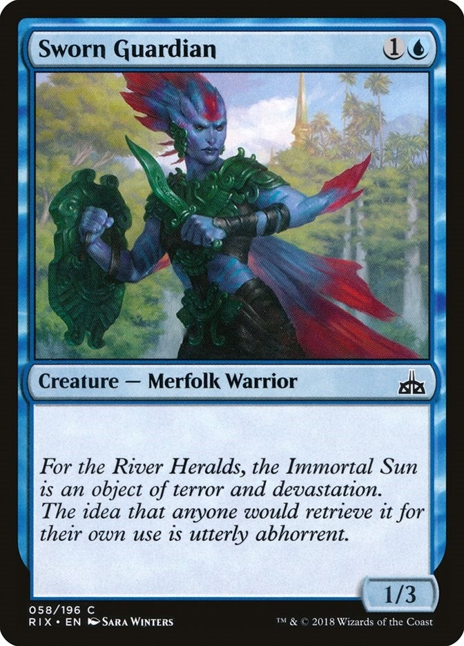 Image for Sworn Guardian (58) [Rivals of Ixalan]