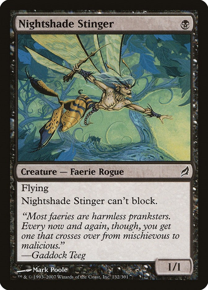 Image for Nightshade Stinger (132) [Lorwyn]