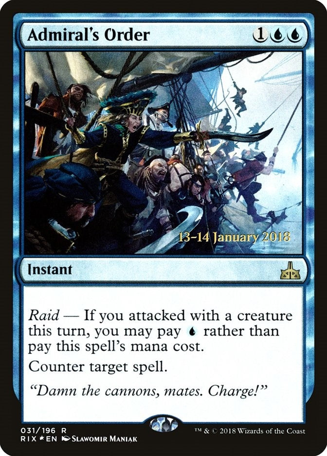 Image for Admiral's Order (31) [Prerelease Cards]