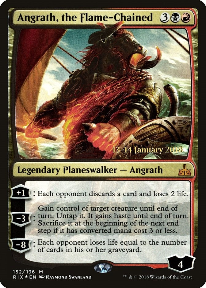 Image for Angrath, the Flame-Chained (152) [Prerelease Cards]
