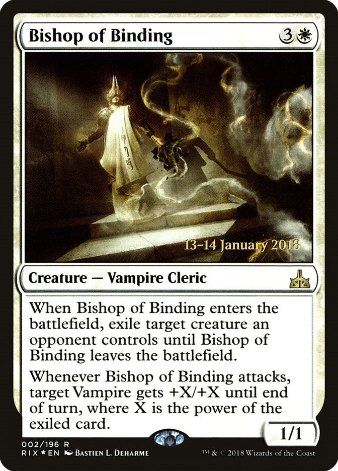 Image for Bishop of Binding (2) [Prerelease Cards]