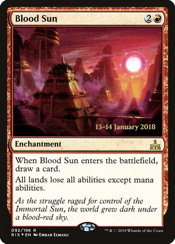 Image for Blood Sun (92) [Prerelease Cards]