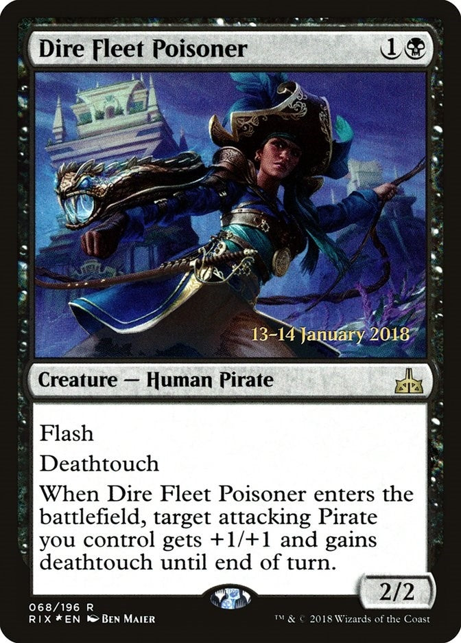 Image for Dire Fleet Poisoner (68) [Prerelease Cards]