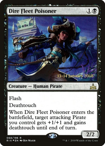 Image for Dire Fleet Poisoner (68) [Prerelease Cards]