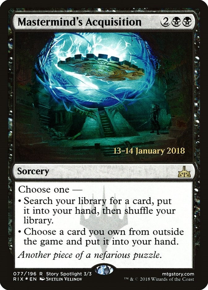Image for Mastermind's Acquisition (77) [Prerelease Cards]