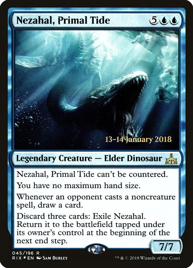 Image for Nezahal, Primal Tide (45) [Prerelease Cards]