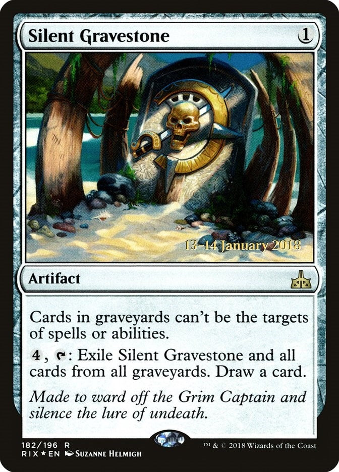 Image for Silent Gravestone (182) [Prerelease Cards]
