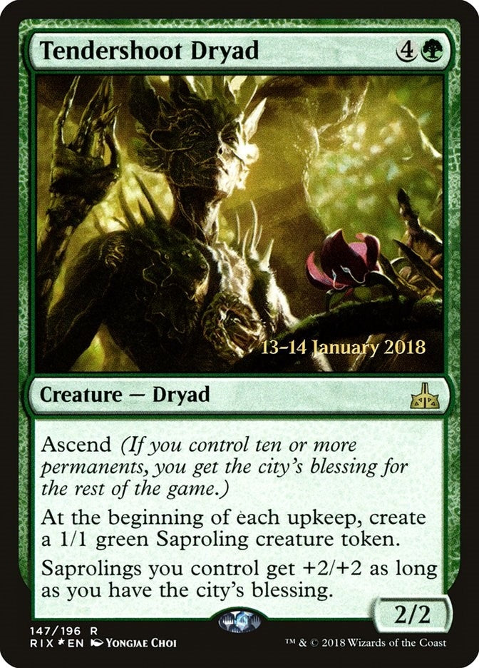 Image for Tendershoot Dryad (147) [Prerelease Cards]