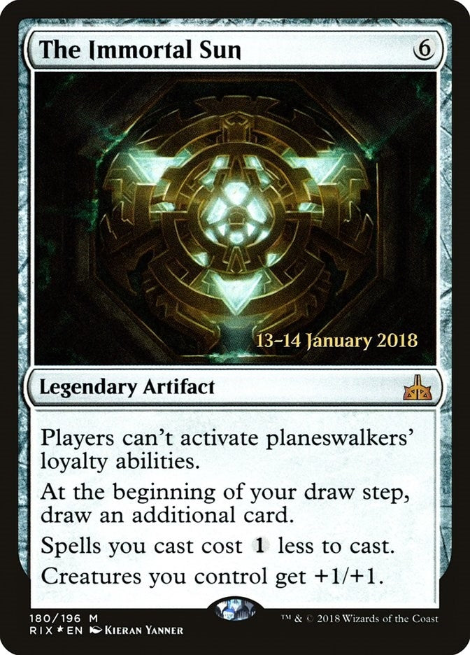 Image for The Immortal Sun (180) - Magic: The Gathering
