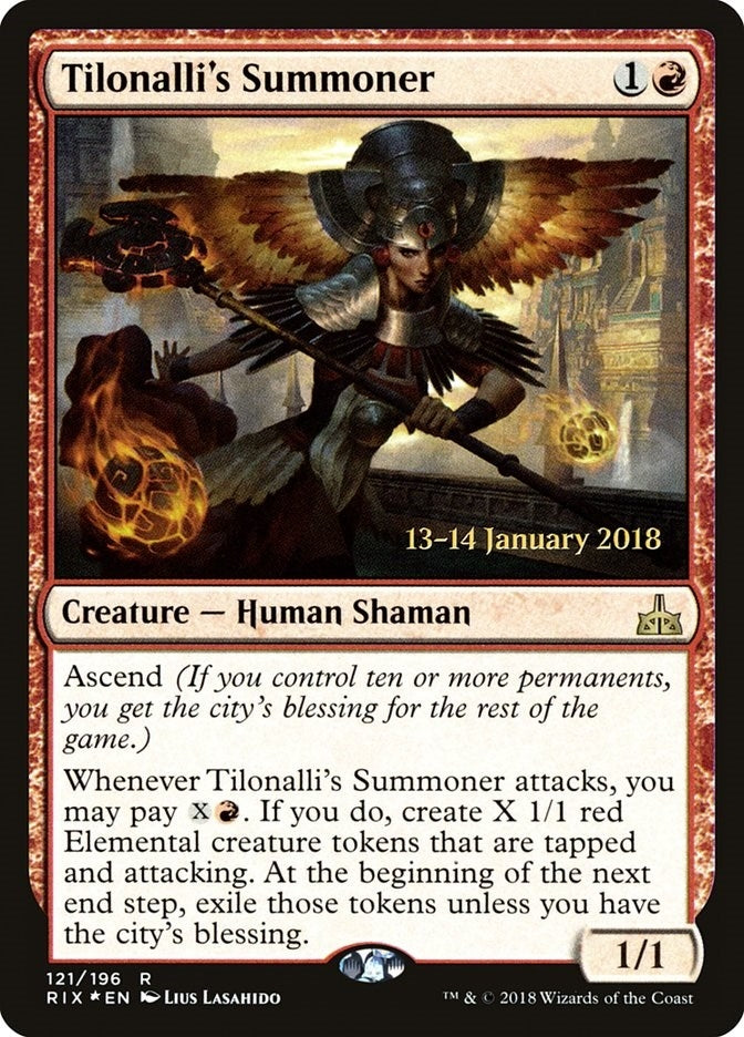 Image for Tilonalli's Summoner (121) [Prerelease Cards]