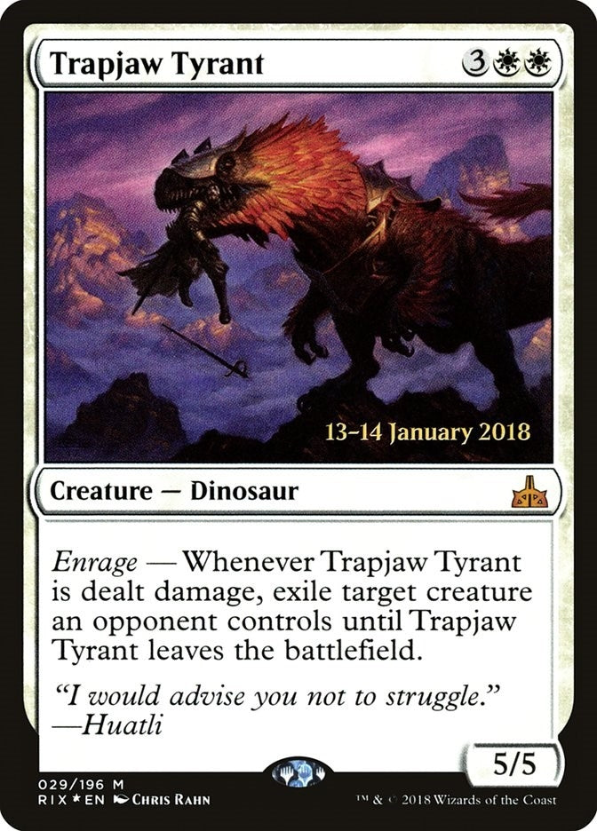 Image for Trapjaw Tyrant (29) [Prerelease Cards]