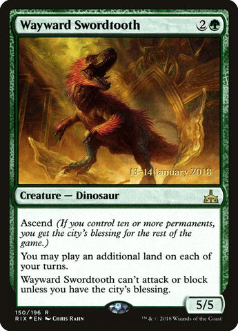 Image for Wayward Swordtooth (150) - Magic: The Gathering