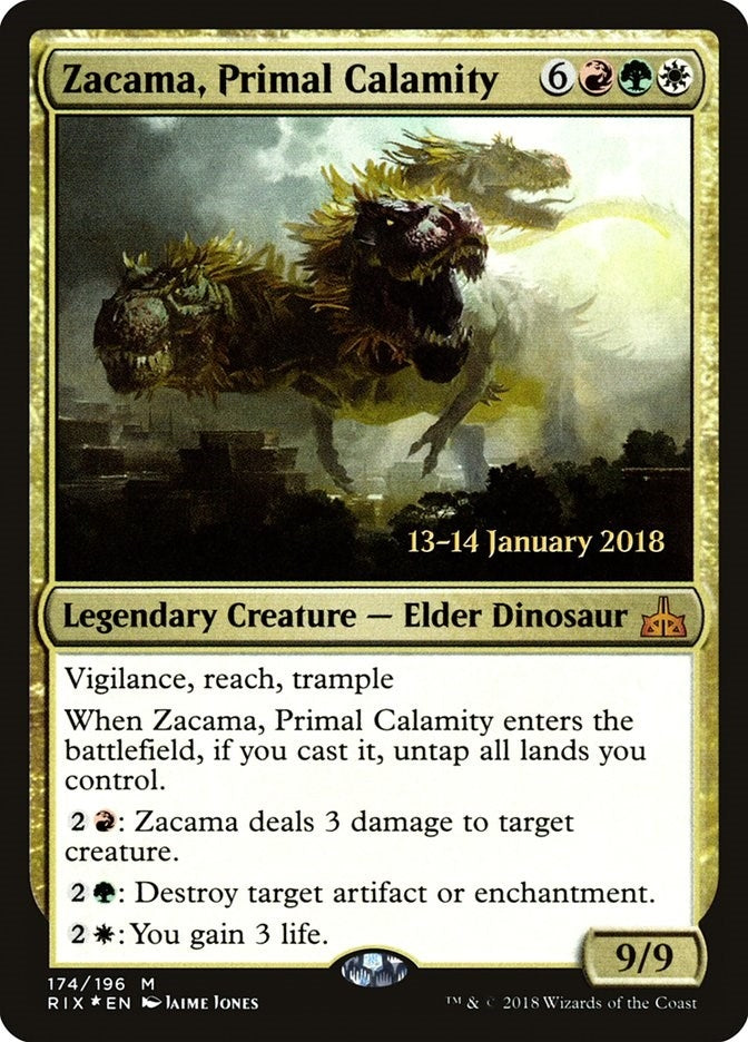 Image for Zacama, Primal Calamity (174) [Prerelease Cards]